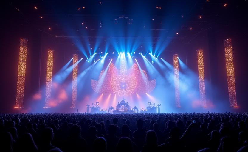 Spectacular live event stage set up by Majlis Show Productions in Dubai